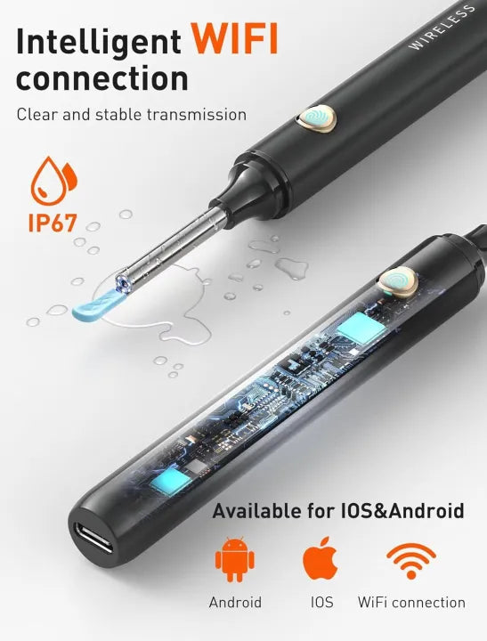 Smart Visual Ear Wax Cleaning Kit with Camera HD