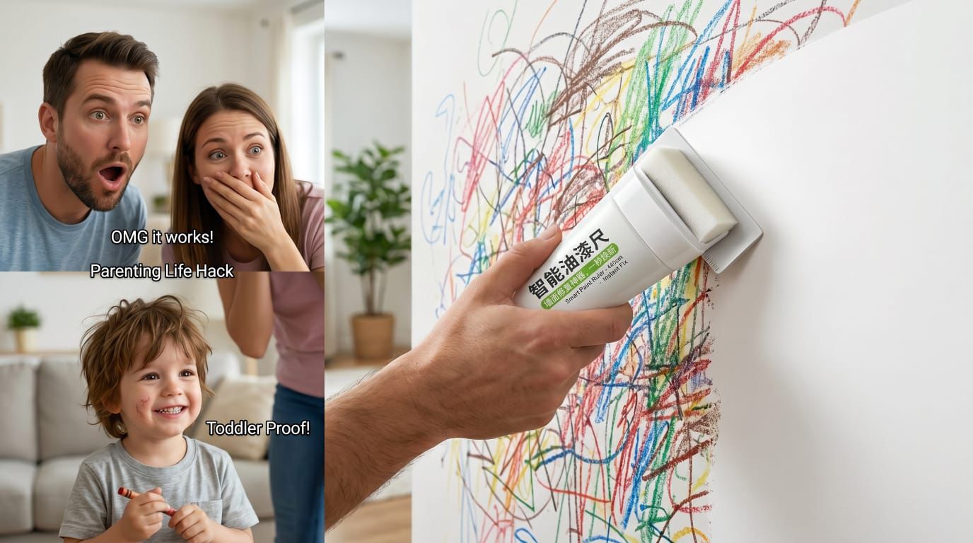 Instant Wall Repair Paint Roller