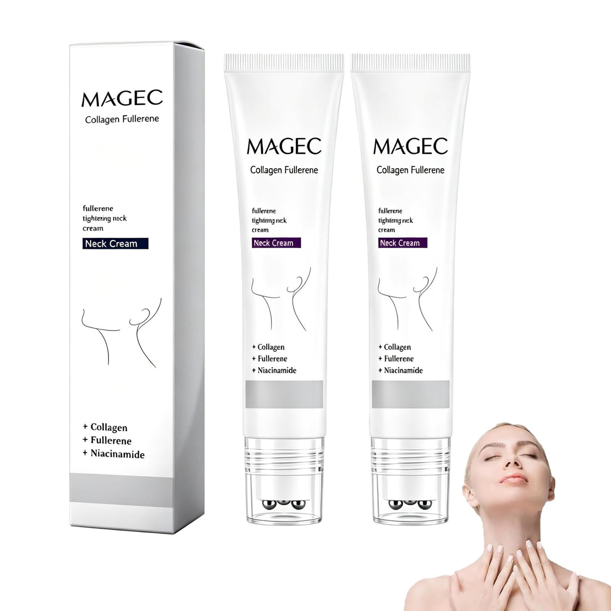 Magec Collagen Fullerene Neck Cream