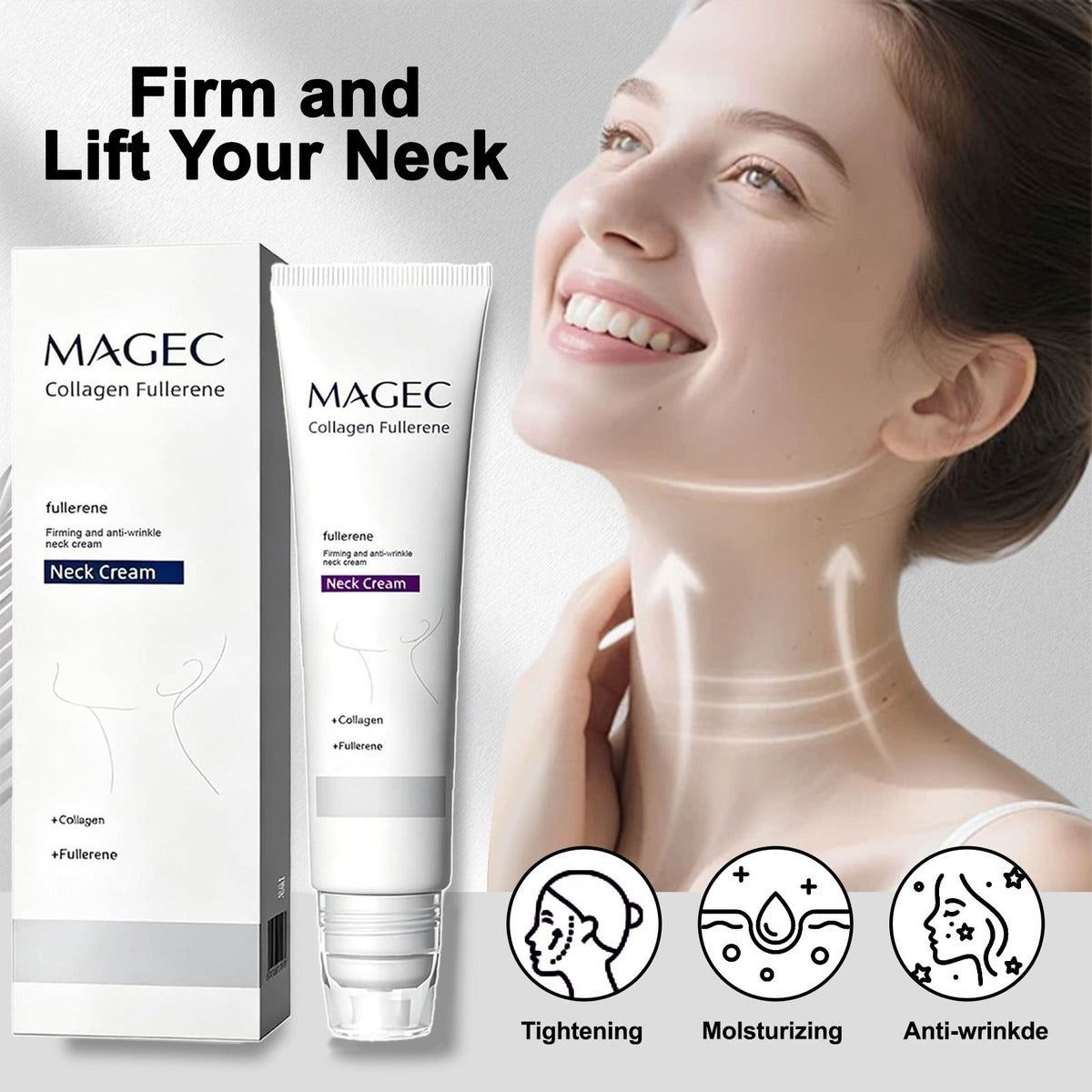 Magec Collagen Fullerene Neck Cream