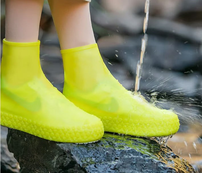 Silicone Waterproof Non-Slip Reusable Rain Shoe Covers