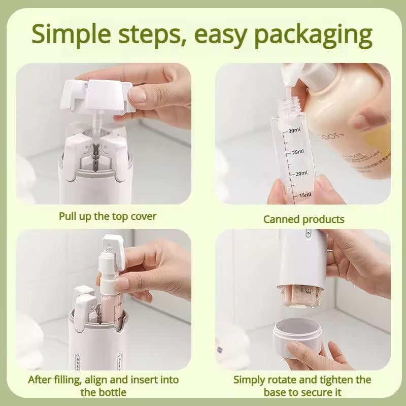 4 in 1 Travel Bottle Dispenser