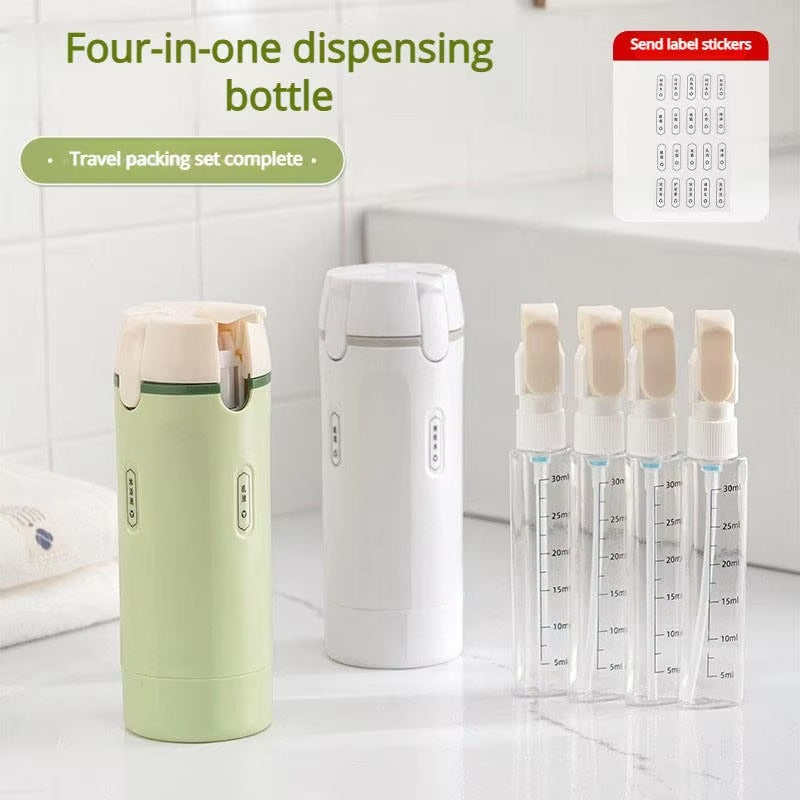 4 in 1 Travel Bottle Dispenser